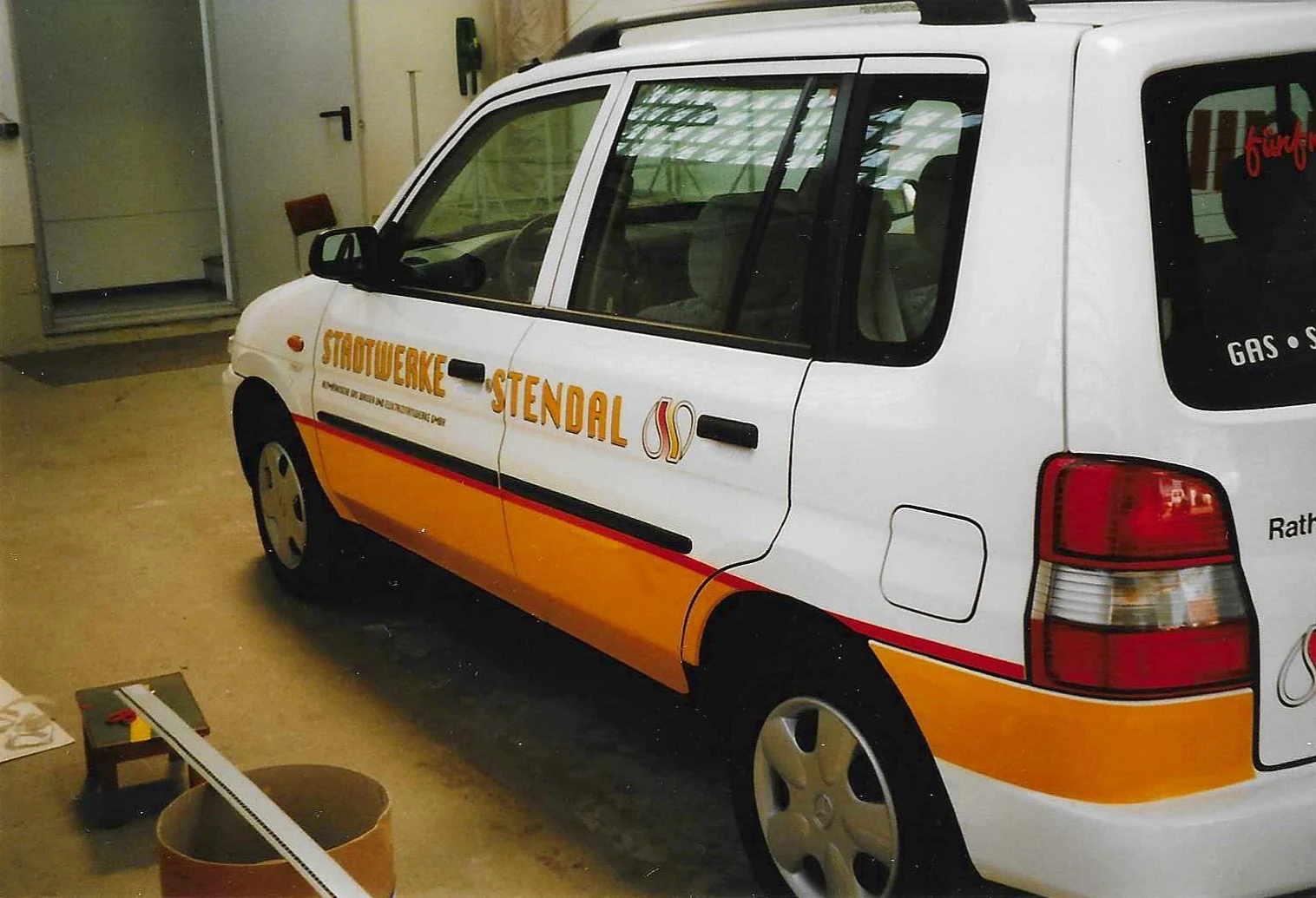 Fahrzeugbeschriftung – Stadtwerke Stendal, PrintLine Werbetechnik Stendal